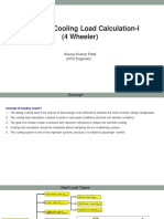 Vehicle Cooling Load Calculation (Part I)