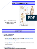 Chapter 27. Amenorrhea: Berek & Novak's Gynecology 14 Edition (P 1035 1068) R3 Jung Mi Byun