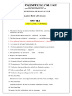 20GE301 - UHV-II - Updated Question Bank With Answers