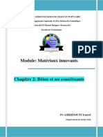 Chapitre 2. Béton Et Ses Constituants