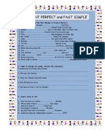 Present Perfect Vs Past Simple Worksheet