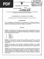 Decreto 180 Del 08 de Febrero de 2019