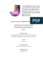 Probability and Statistic (SET1) 