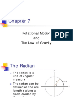 Rotational Motion and The Law of Gravity