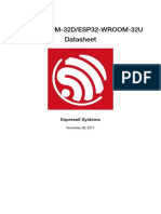 ESP-WROOM-32D/ESP32-WROOM-32U Datasheet: Espressif Systems