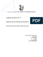 TP 1 - Programa Tecnicatura Bajo Eléctrico Bajo Eléctrico