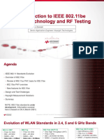 Introduction To IEEE 802.11be WLAN Technology and RF Testing 2021