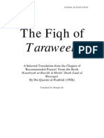 The Fiqh of Taraweeh