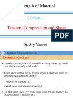 1 - Tension Compression and Shear