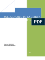 Solucionario de La Quinta Práctica Calificada de Física