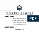 Open Ended Lab Report: Submitted by