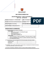 Cost Accounting Midterm Exam AKT103-AKT32-W