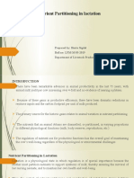 Ruminant Nutrition Nutrient Partitioning in Lactation