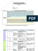 Planificador Semanal S. 31 1° 2° 3°