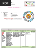 Sesion de Aprendizaje Matemática