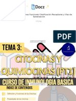 Citocinas y Quimiocinas Funciones Clasificacion Receptores y Vias de Senalizacion 1 Downloable