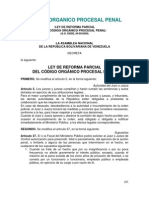 Código Orgánico Procesal Penal