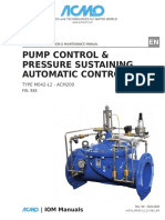 Pump Control & Pressure Sustaining Automatic Control Valve: TYPE M042-L2 - ACM200