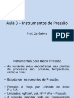 Aula3 InstrumentosdePressao