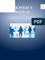 HR Policy Manual