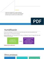 Humidificación y Secado