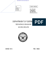 Department of Defense: Test Method Standard Microcircuits