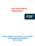 Bonnes Pratiques D'hygiéne