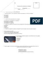 Prueba Energía Sexto