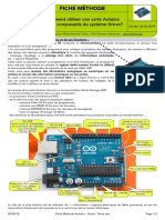 Fiche Méthode Arduino Grove 5ème