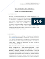 Proceso de Terminación Anticipada