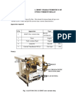 Idmt Characteristics of Over Current Relay