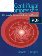 Centrifugal Compressors A Strategy For Aerodynamic Design and Analysis by R