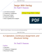 Design With Verilog: Dr. Paul D. Franzon