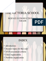 The Victoria School: Science Introduction 6A-B Grade