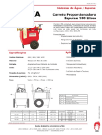 Carreta Proporcionadora de Espuma 130l