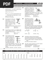 R F R F R F R F R F R F R F R F R F: July 2 Week Class Test 1 NLM & Friction Physics (Foundation)