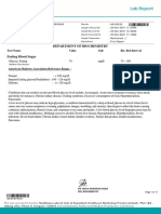 Department of Biochemistry: Test Name Value Unit Bio. Ref Interval