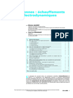 Lignes Aériennes Échauffements Et Efforts Électrodynamiques