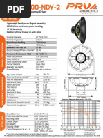 21SW4000-NDY-2: Professional Low Frequency Driver