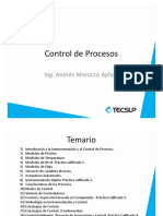 Clase 1 Introduccion Al Control de Procesos