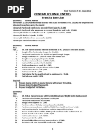 General Journal Practice Questions