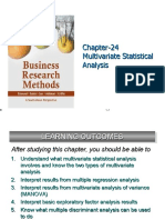 Chapter-24 Multivariate Statistical Analysis