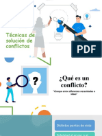 Técnicas de Solución de Conflictos