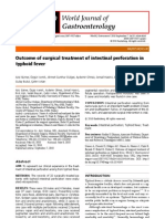 Outcome of Surgical Treatment of Intestinal Perforation in Typhoid Fever