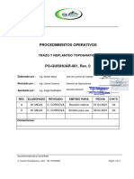 Po-Quishuar-001 - Rev 0 - Trazo y Replanteo Topografico