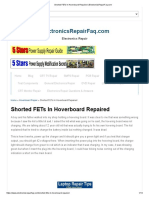 Shorted FETs in Hoverboard Repaired