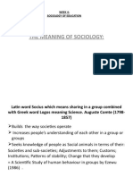 New Sociology of Education