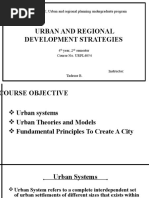 Urban and Regional Development Strategies