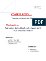 Fabrication Acide Phosphorique