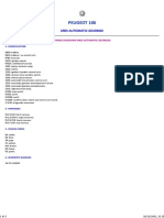 Peugeot 106 - MB3 Automatic Gearbox - Wiring Diagrams